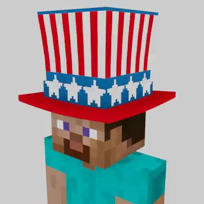 4th of July Top Hat