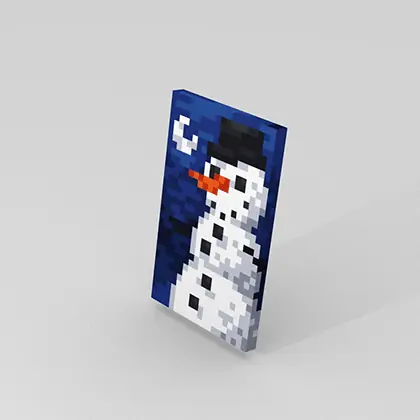 8-bit Winter Snowman