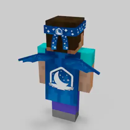 Pixelated Blue Bundle