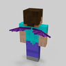 Pixelated Purple Wings