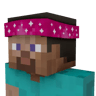 Pixelated Pink Bandanna