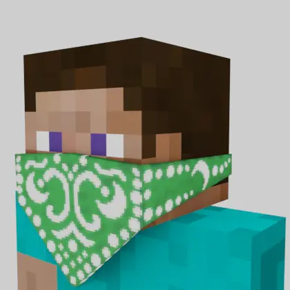 Green Face Bandanna