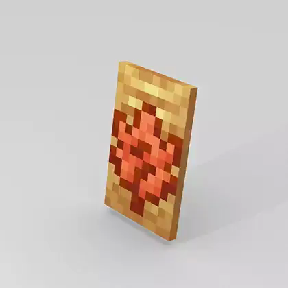 Pixelated Thanksgiving Leaf