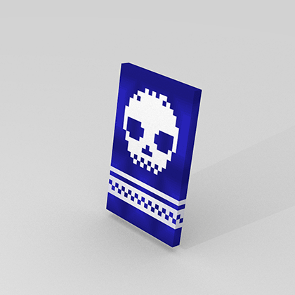 Marki Blue Skull