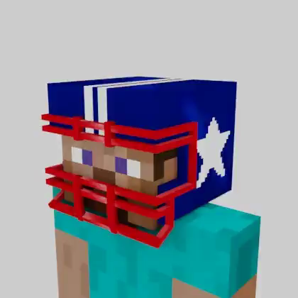 Blue Football Hat