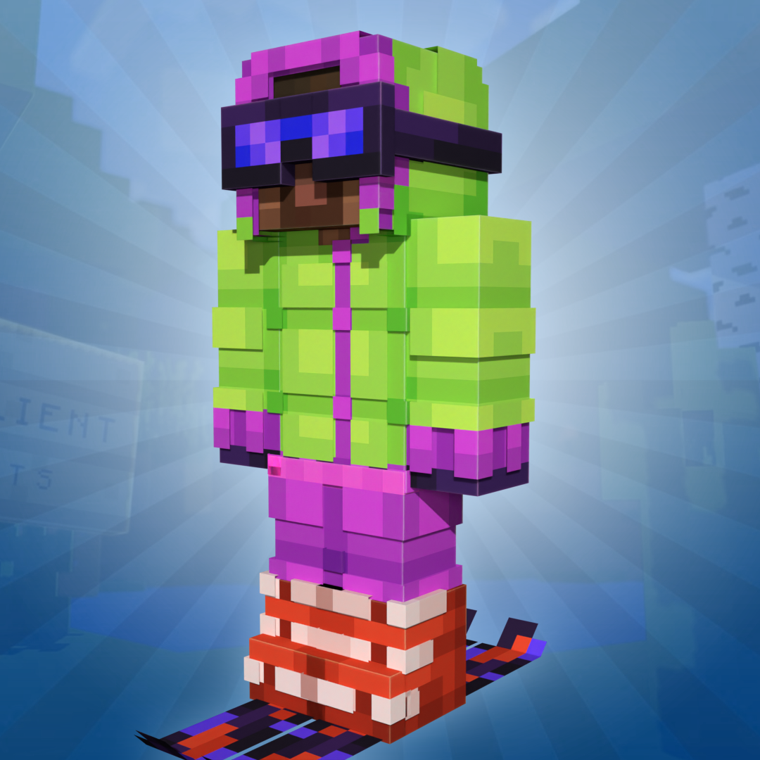 Ski Suit (Lime Magenta)