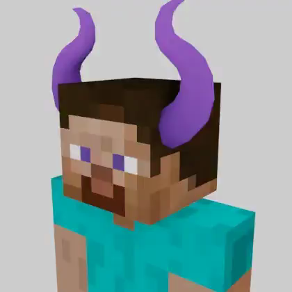 Curved Horns (Purple)