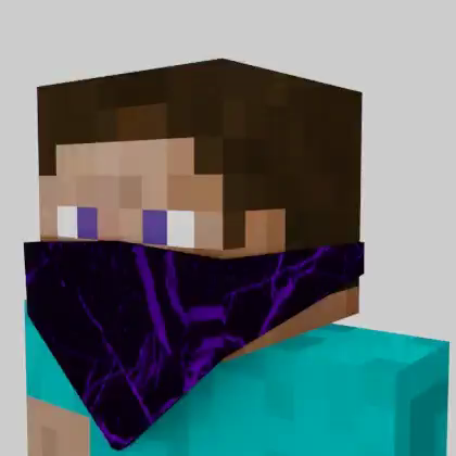 Marble-Purple Face Bandanna