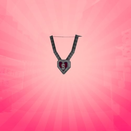 Sakura Heart Necklace (Silver)